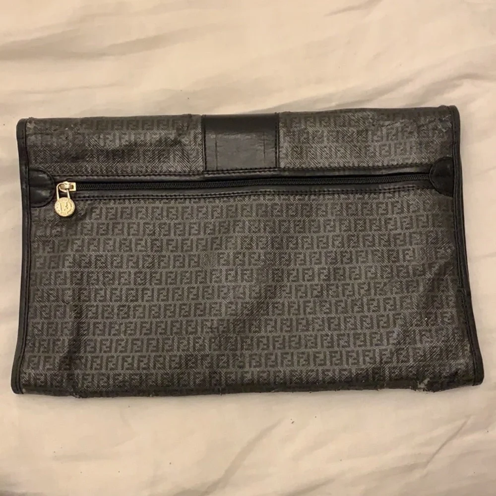 Fendi Black vintage Clutch and Crossbody Bag - Picture 7 of 13